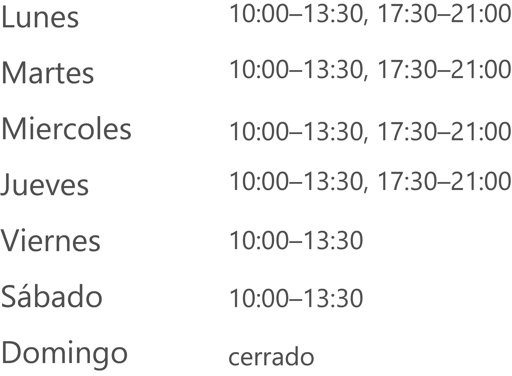 imagen horario